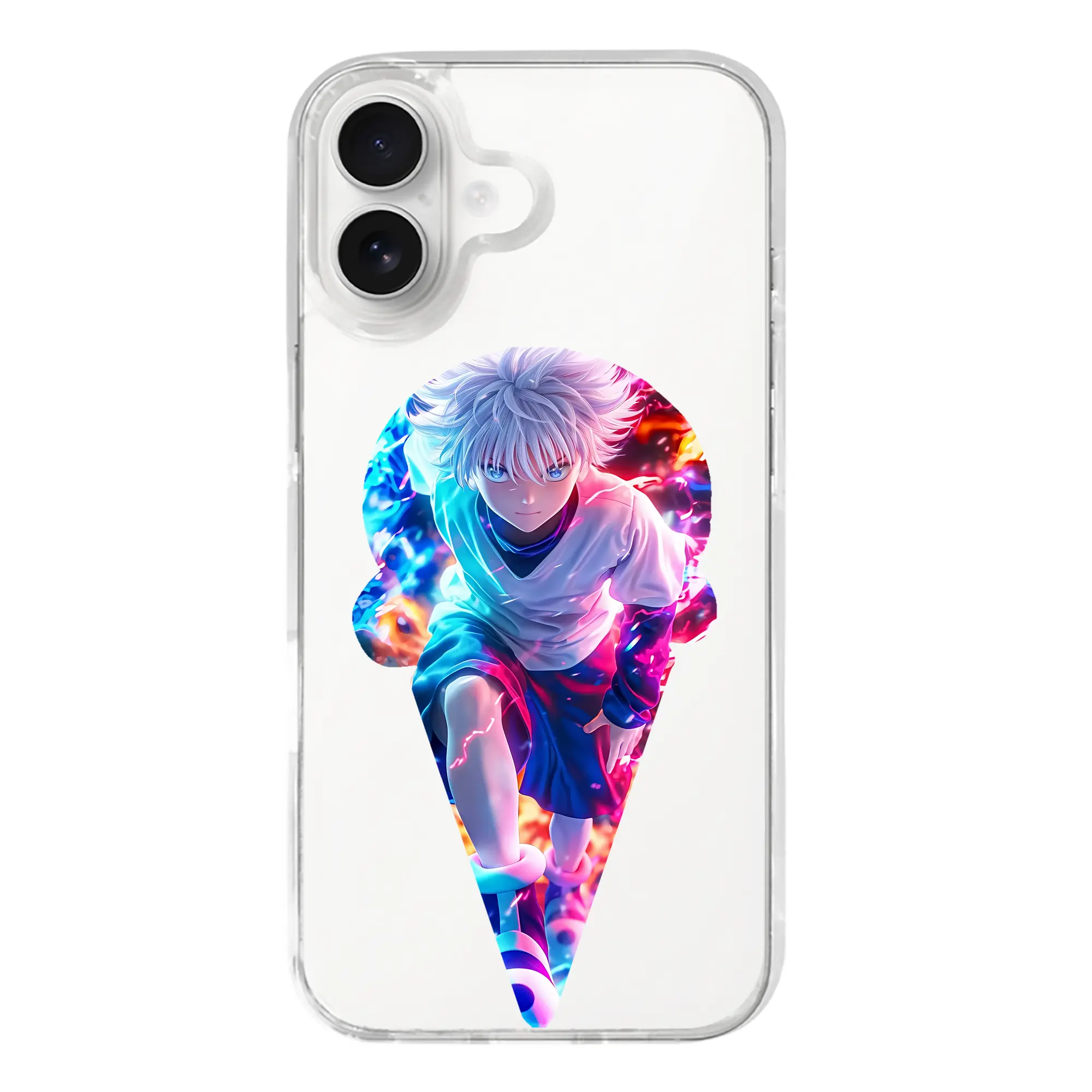 ハンター×ハンター グッズ キルア＝ゾルディック - iPhone 17シリーズ 透明スマホケース – 薄型・耐衝撃・精密フィット保護カバー